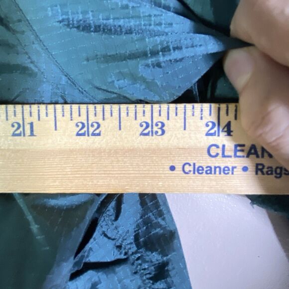 Eddie Bauer Ebtek Goretex Jacket  Nylon Coat Mens Medium Green Blue Full Zip - Picture 14 of 16